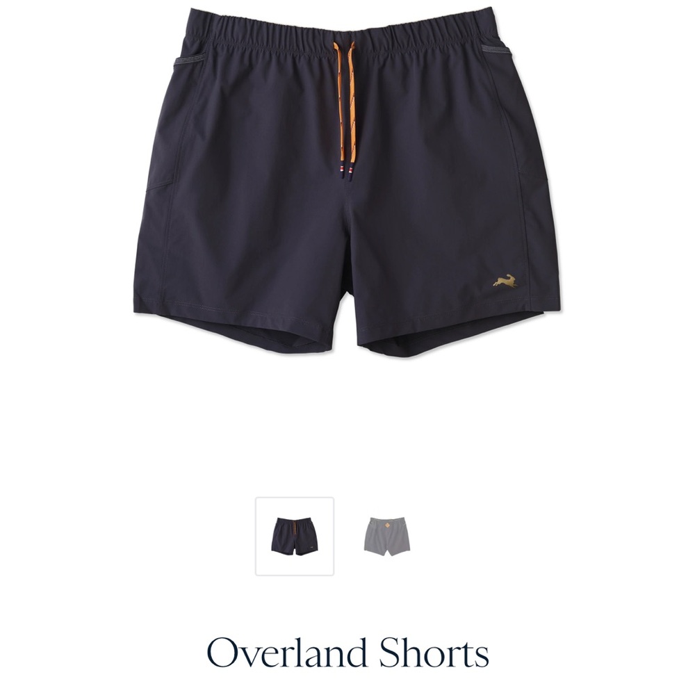 Tracksmith Overland Shorts - Dark Blue